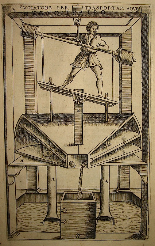 Zonca Vittorio Suciatore per trasportar aque 1656 Padova